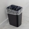 KADAX Lidless Bin with Movable Metal Handle, Robust Waste Bin,