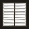 MyHardHatStickers Silver Retro Reflective Hard Hat Stickers - 1" x