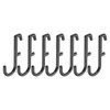 sourcing map 7pcs Pegboard J Hooks 1/4" J Style Pegboard