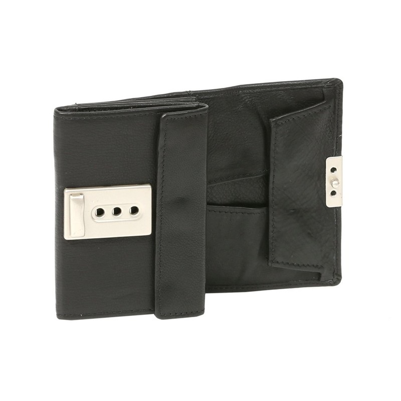 LEAS Opabörse Echt-Leder, schwarz Special Edition