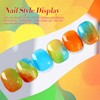 Born Pretty Neon Jelly Gel Nail Polish Glass Crystal Spring