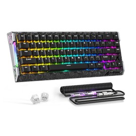 ATTACK SHARK R68 HE Wired RT 8K RGB Mechanical TKL Gaming Keyboard, Black