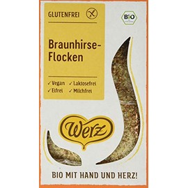 Werz Brown Millet Flakes, Gluten Free (1 x 250 g)
