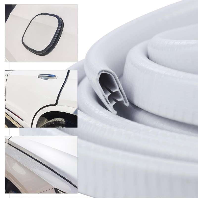 Rubber Edge Trim, U Channel Edge Trim with Metal Clips