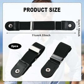 1 Par Pulsera Elástico Ajustable Para Camisa y Liga, Antideslizantes Para Mangas De Ajustables Para Hombres y Mujeres, Ligas Para Mangas De Camisa, Sujetadores De Para Camisas