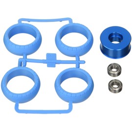 タミヤ ホップアップオプションズ No.1473 OP.1473 アルミウイリーローラーセット (ブルー) 54473