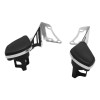 TCMT Adjustable Rear Passenger Arm Rests &Drink Holder For Harley