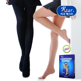 Rexstar 203 panty type hard material Baltim compression stockings, black M / 렉스타 203 팬티형 단단재질 발트임 압박스타킹, 검정M