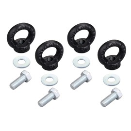 IPF EXP Series Optional Parts Eye Nut Set of 4 M8 x 20 EXR-10P Eye Nuts: Black, Bolt: Silver