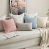 MIULEE Granular Cushion Cover, Pineapple, Soft Plain Decorative Square Cushion