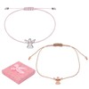 YUZHEDM 2 Stück Schutzengel Armband, mit Geschenkbox, Armband Mädchen, Kommunion