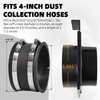 TonGass (Combo Pack) 4" to 2-1/2" Hose Cone Reducer, Dust