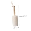 Baluue 2pcs Bathroom Cleaning Brush Loofah Pulp Scrubber for Thorough