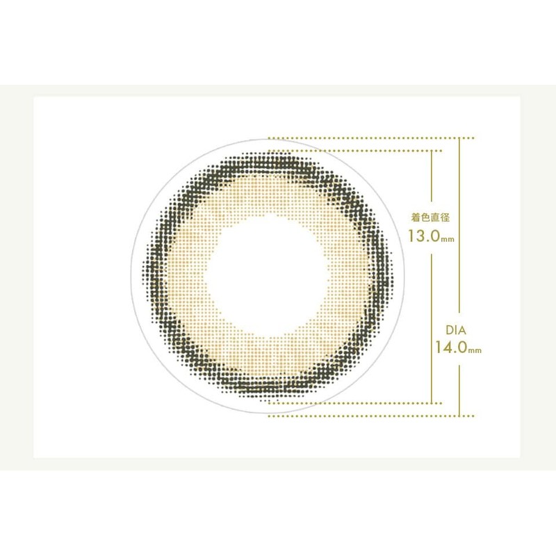 【カラコン 30枚入り 1箱】 WAVEワンデー UV リング plus フラワーコレクション ミモザベール 【BC】8.7
