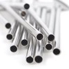 4 Spoon Straws Stirrer Stainless Steel 4 Pack + Cleaning