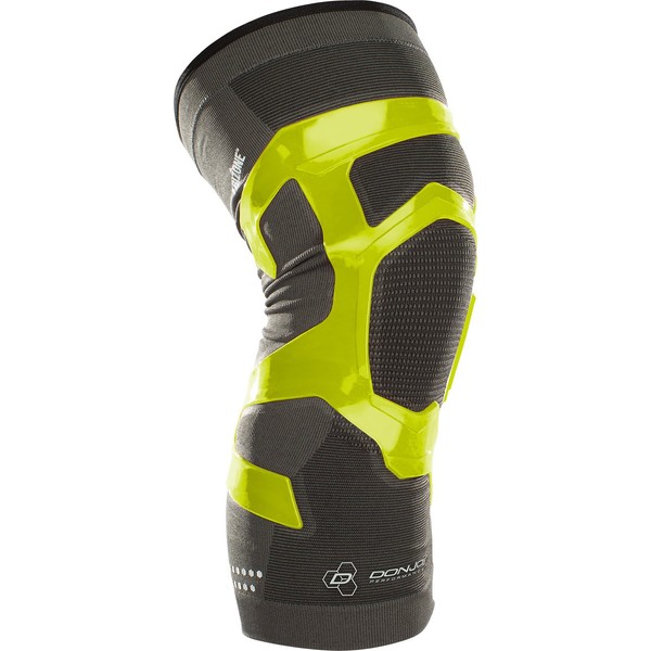 DonJoy Performance TRIZONE Compression: Knee Support Sleeve, Left Leg, Slime Green, Large