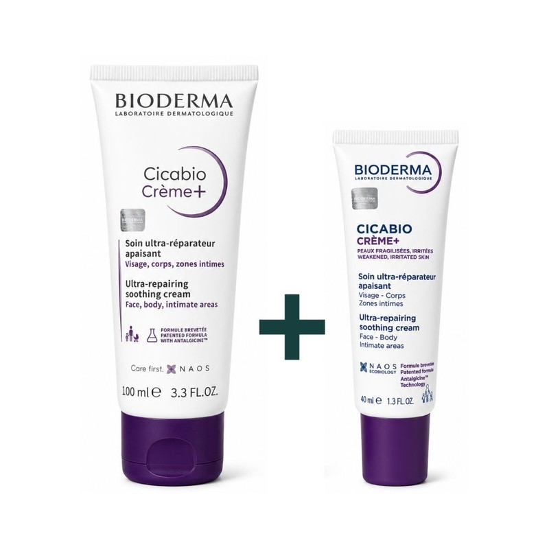 바이오더마 시카비오 크림+ 플러스 100ml + 40ml 중분자 히알루론산 딥리페어