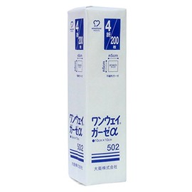 wanuxeiga-ze Alpha 502 10 X 10 cm 4 Fold 200 Pieces [General Medical Equipment]