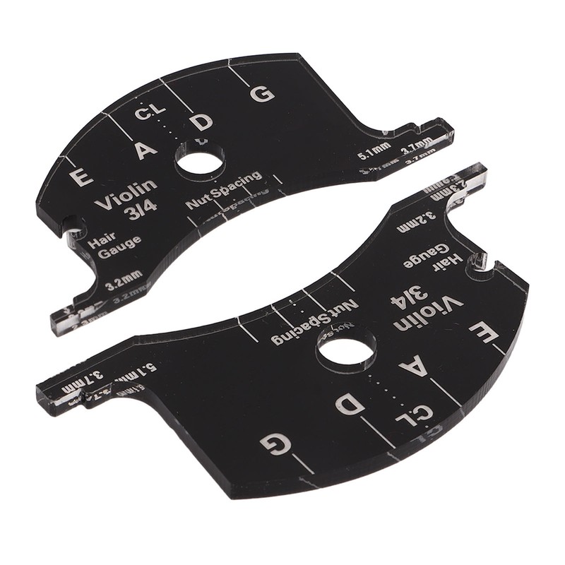Violin Bridge Reference Tool Acrylic Accurate Violin Bridge Mold Fingerboard