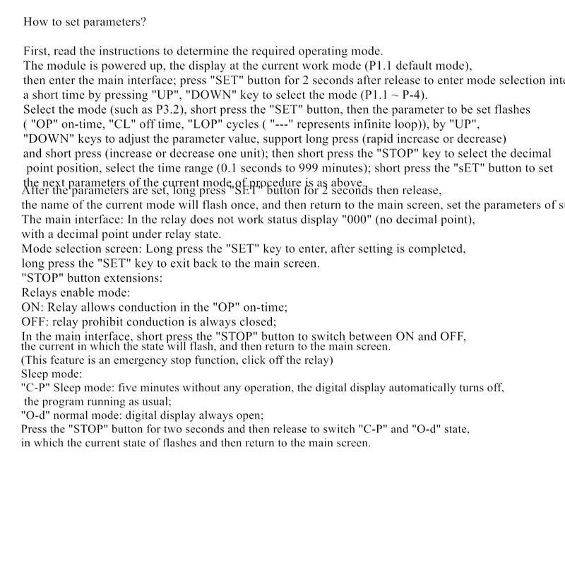 DC 12V-24V Pulse Trigger Cycle Delay Timer Switch ON/Off Relay