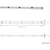Aluminium Alloy Miter Bar, Slider Table Saw Gauge Rod T-Slot