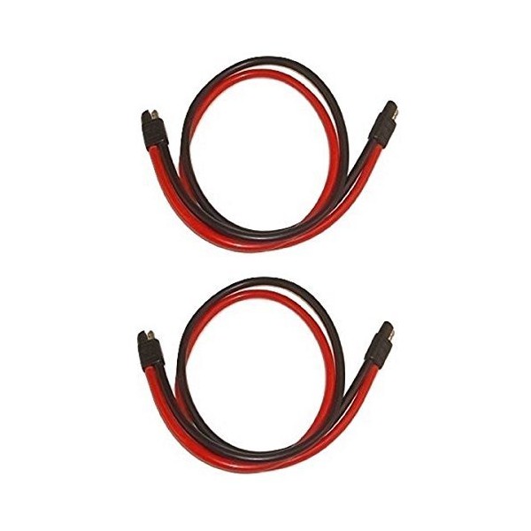 LOT OF 2 Workman TP-10 2-Pin 24" Polarized Quick Disconnect CB Radio Power Cord