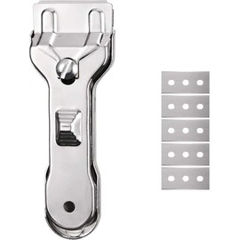 Minismus Ceramic Hob Scraper – Cleaning Scraper Hob Scraper with 5 Ceramic Hob Scraper Replacement Blades – Kitchen Glass Ceramic Scraper Ceramic Hob Glass Scraper – Kitchen Scraper – Ceramic Hob