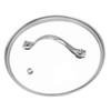 7" Tempered Glass Pan Lid with Steam Vent, Thickened to