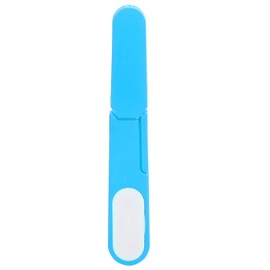 Sewing Scissors Snip Thread Cutter, U Shape Safety Trimmer Stainless Steel Crossstitch Clipper Snip Thread Scissors for Sewing Accessory (Blue)