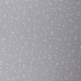 Mook Fabrics Cotton Blenders Leafy Dot, Grey 15 Yard Bolt