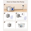 Cat Water Fountain Replacement Water Pump - Quiet Replacement Pump