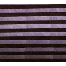 Organza Stripes Fabric 60" Wide Sold by The Yard (Burgundy)