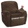 ZNSAYOTX Stretch Velvet Recliner Cover 4-Pieces, Thick Soft Recliner Chair