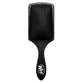 Wet Brush Paddle Detangler Hair Brush, Black, Ultra-Soft IntelliFlex Bristles with AquaVent Design, Great For Treatment & Mask Application, Women, Men, Wet, Dry and Damaged Hair