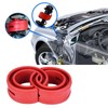 2pcs Red Car Shock Absorber, Car Spring Assistors Car Coil