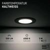 EMOS Exclusive Recessed LED Spotlights 230 V, 5 W, 500