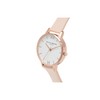 Olivia Burton Analogue Quartz Watch for Women with Blush Leather
