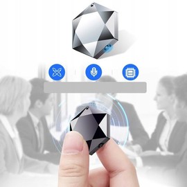 MBG line® Mini Dictaphone M6 | 16GB USB Audio Recorder | Dictaphone with Voice Activation, 1536kbps HD Audio, 200h Recording Time