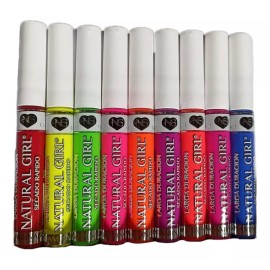 Natural Girl Gama Completa Delineadores De Colones Neón Natural Girl 9 Pz