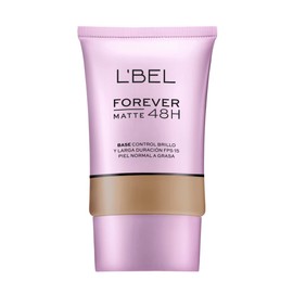 L'BEL - Forever Matte Base de Maquillaje 48 H Almendra 230N 27g, Fórmula Avanzada, Control de Brillo, Larga Duración y Protección FPS 15, para Piel de Normal a Grasa, Base Maquillaje Alta Cobertura