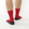 Tabio Football 5-Toe Socks, Made in Japan, Soccer, Futsal, Black