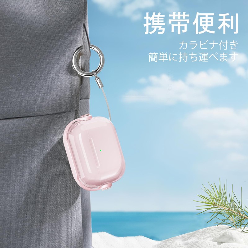 HEIGKOIK AirPods Pro 2 Case, Clear TPU Protective Case for