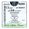 Atramat Sutura Nylon 3-0 3/8 Reverso Cortante 24mm 45cm Pe2443-n