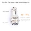 Conector de Aviación GX16 2 Pines Conector Macho Hembra para
