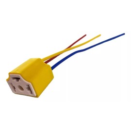 Producto nacional Kit 2 Pzs Conector Soquet Foco H4 Halógeno, Led O Xenón