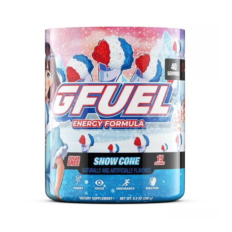 Gamma Labs G Fuel Snow Cone Reanimated GFuel 40 Servings