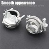 Fuzbaxy 24pcs 1/2Inch Clamp Type Cable Connectors for Metallic Conduit