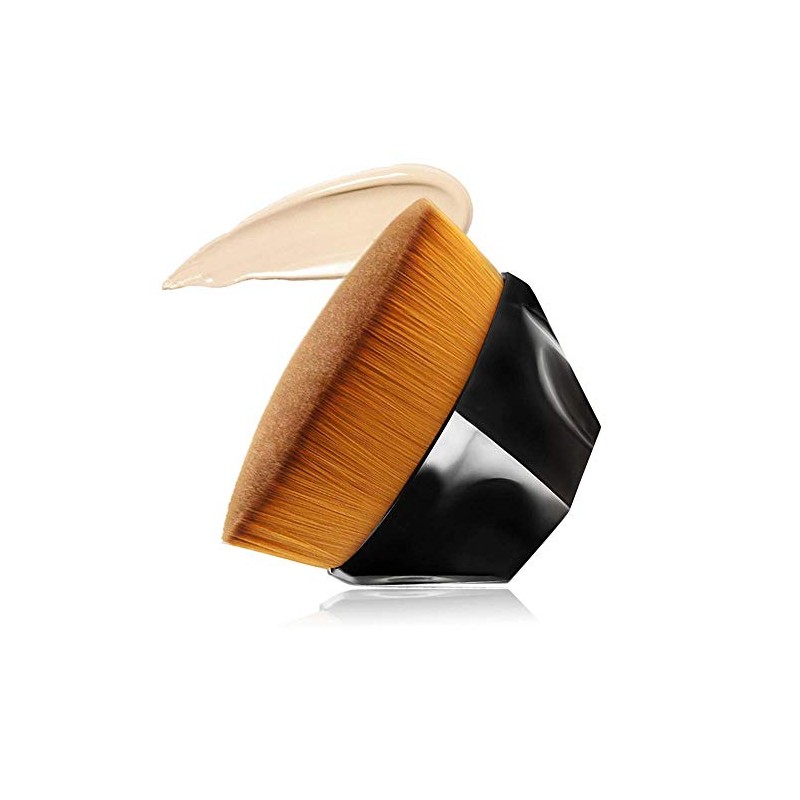 JSBelle Brocha de maquillaje de base, Cepillo Kabuki Flat Top