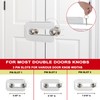 French Door Lock | Adjustable Double Door Reinforcement Lock for