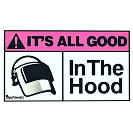 Welding Helmet Toolbox Car Bumper Stickers Decals for Women Welders Iron Workers Tradeswomen and DIY Ladies (Its All Good)